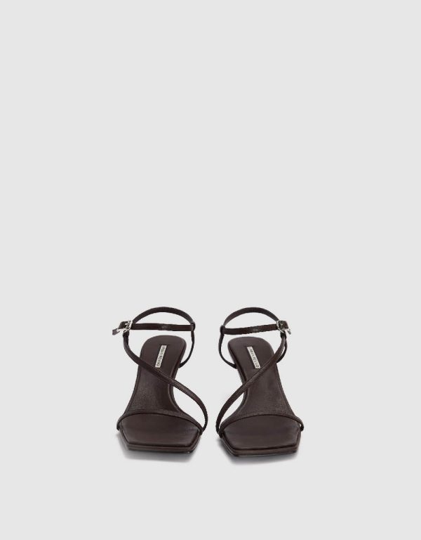Heeled Square Toe Sandals - Image 9