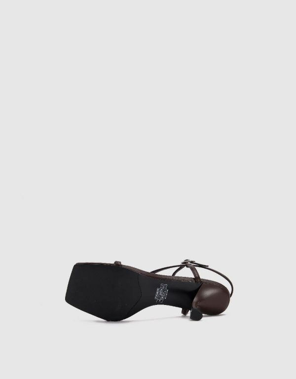 Heeled Square Toe Sandals - Image 10