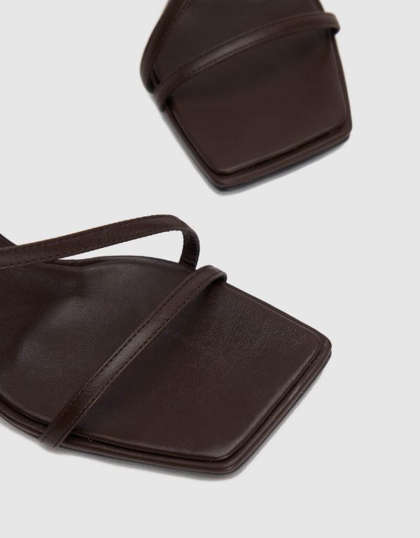 Heeled Square Toe Sandals - Image 12