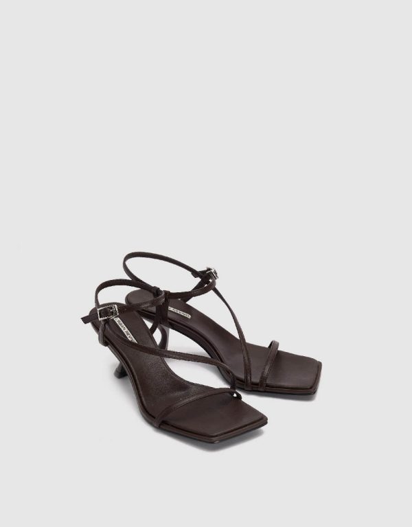 Heeled Square Toe Sandals - Image 14
