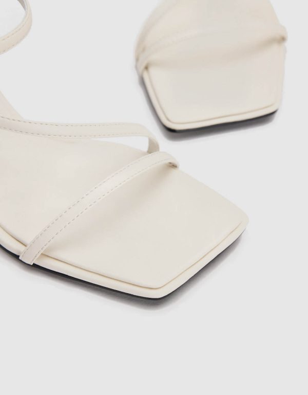 Heeled Square Toe Sandals - Image 6