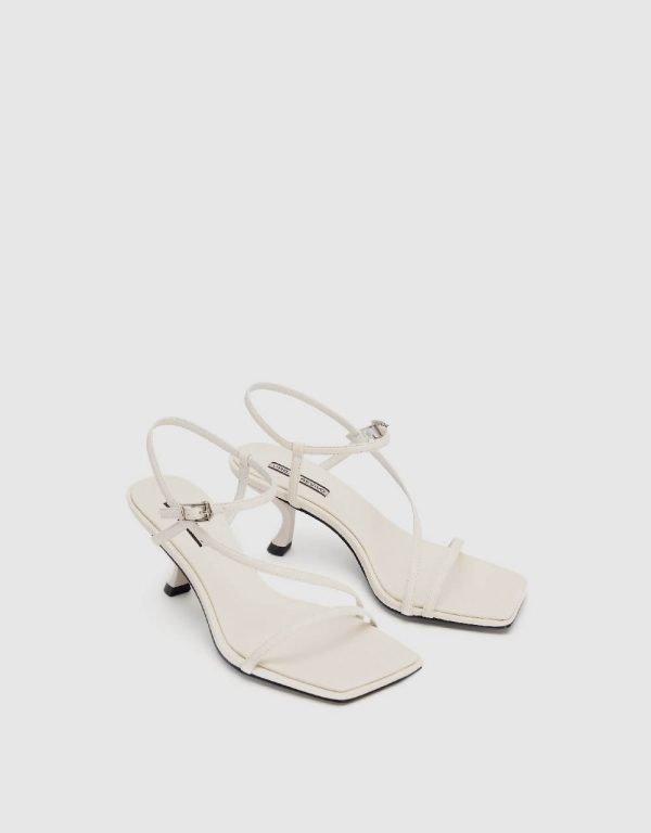 Heeled Square Toe Sandals - Image 13