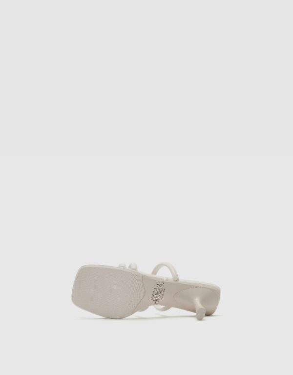 Square Toe Heeled Slippers - Image 4