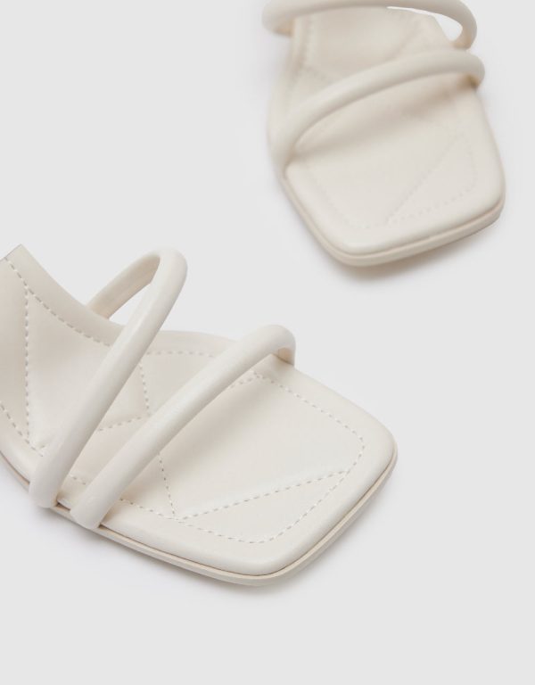 Square Toe Heeled Slippers - Image 7