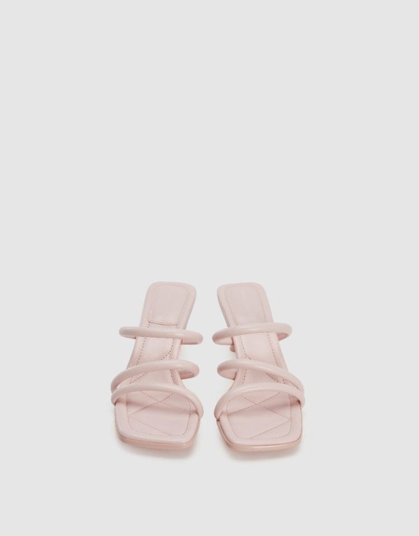 Heeled Square Toe Slippers - Image 5