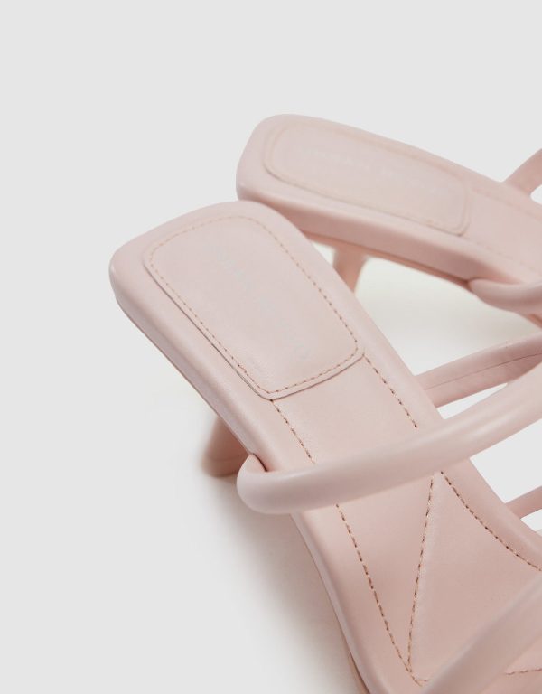 Heeled Square Toe Slippers - Image 6