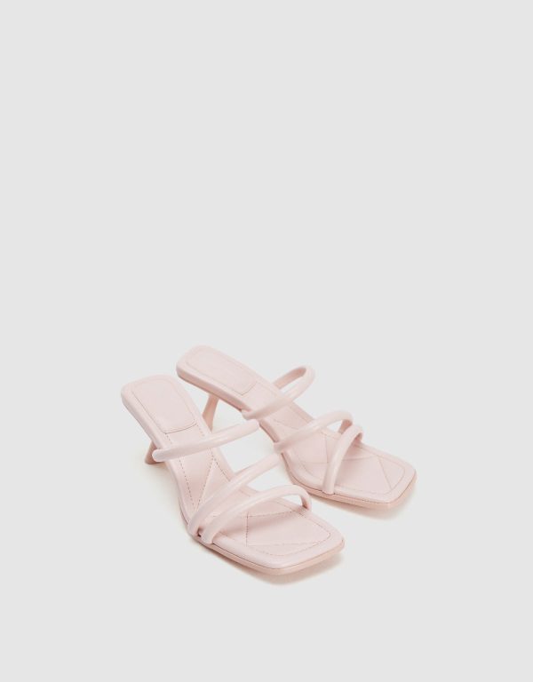 Heeled Square Toe Slippers - Image 8