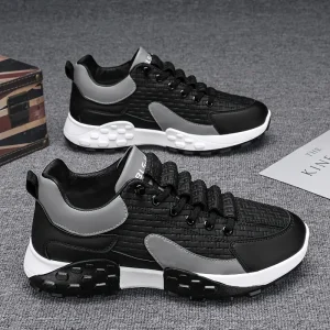 Comfortable Non-Slip Color-Block Sneakers