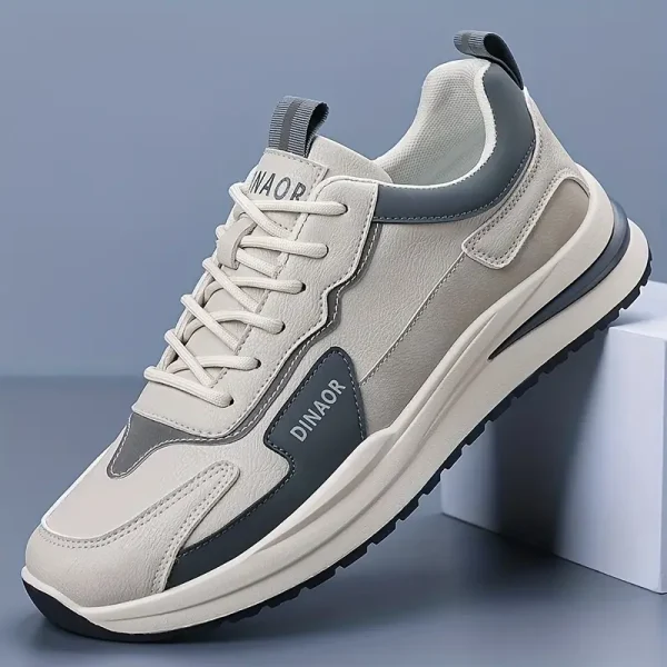 Fashion Sneakers - Comfortable Durable Low-Top Lace-Up Design