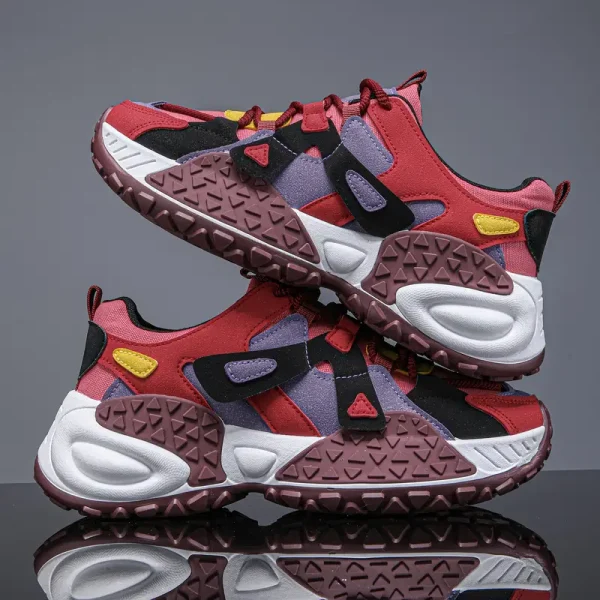 Men's Breathable Casual Sports Shoes with Non-Slip Rubber Sole - Image 3