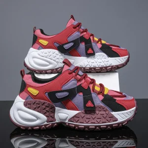 Men's Breathable Casual Sports Shoes with Non-Slip Rubber Sole
