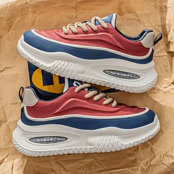 Lightweight Minimalist Casual Sneakers - Breathable Low-Top Design - Image 2