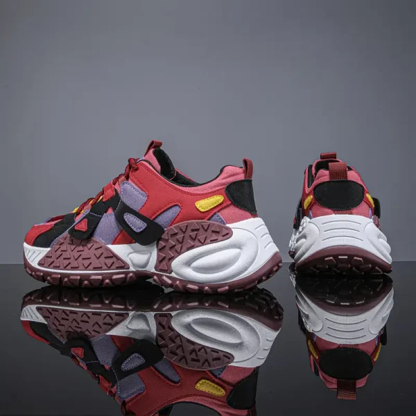 Men's Breathable Casual Sports Shoes with Non-Slip Rubber Sole - Image 4