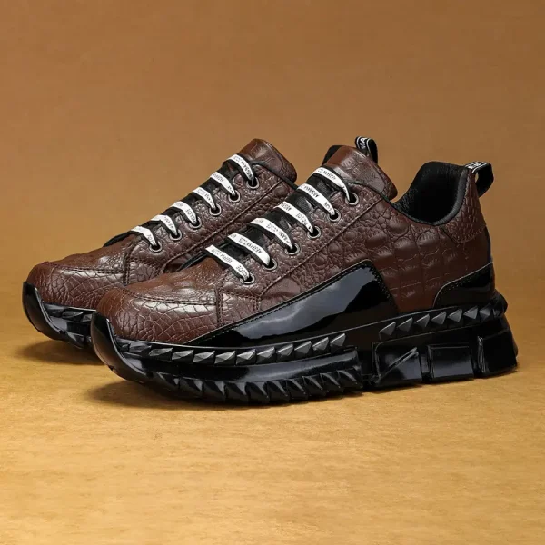 Men's Fashion Trend Business Leisure Sports Sneakers - Image 4